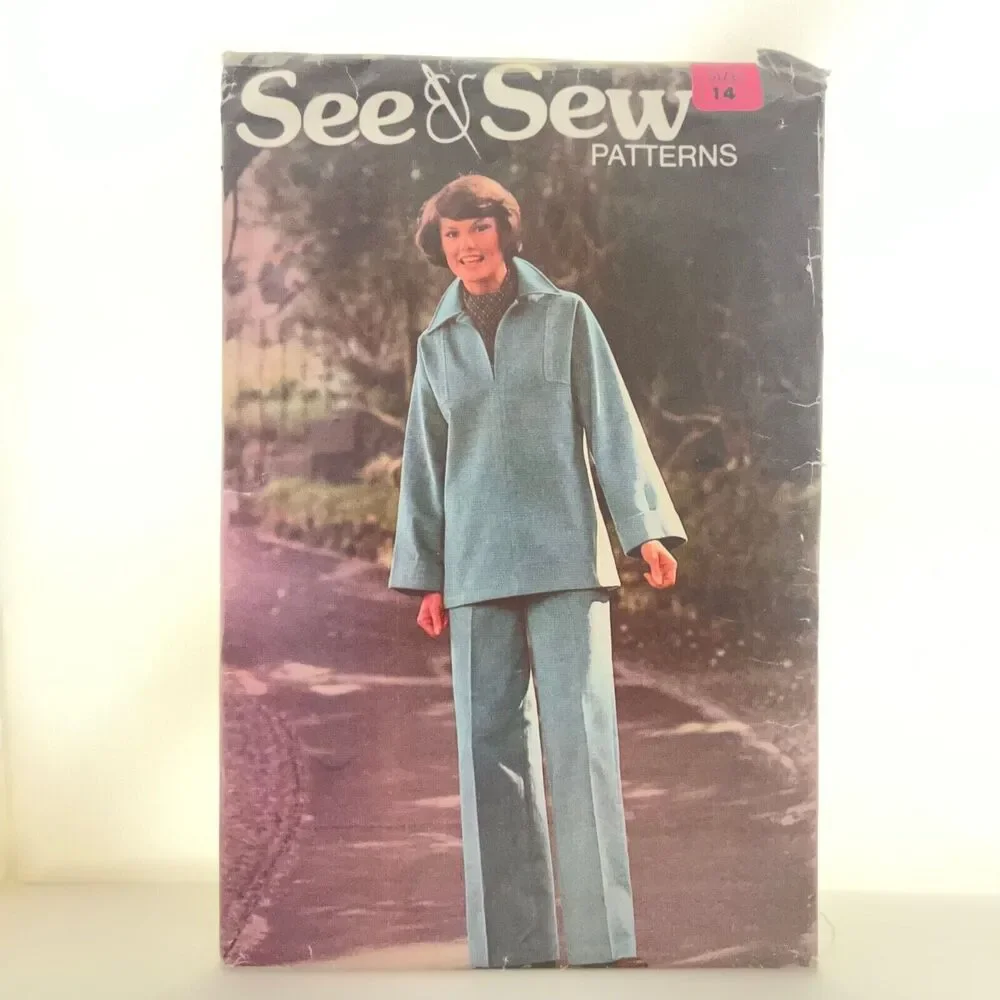 #7579 Sew and Sew Misses Top and Pants Sewing Pattern Size 8-16